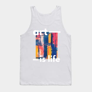 Black and White Art Bold Artist Tank Top